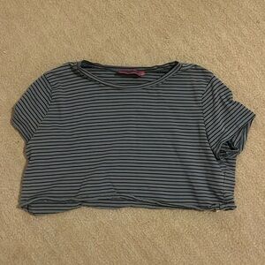 Edikted striped crop-top
